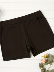 High Rise Skinny Stretch Shorts