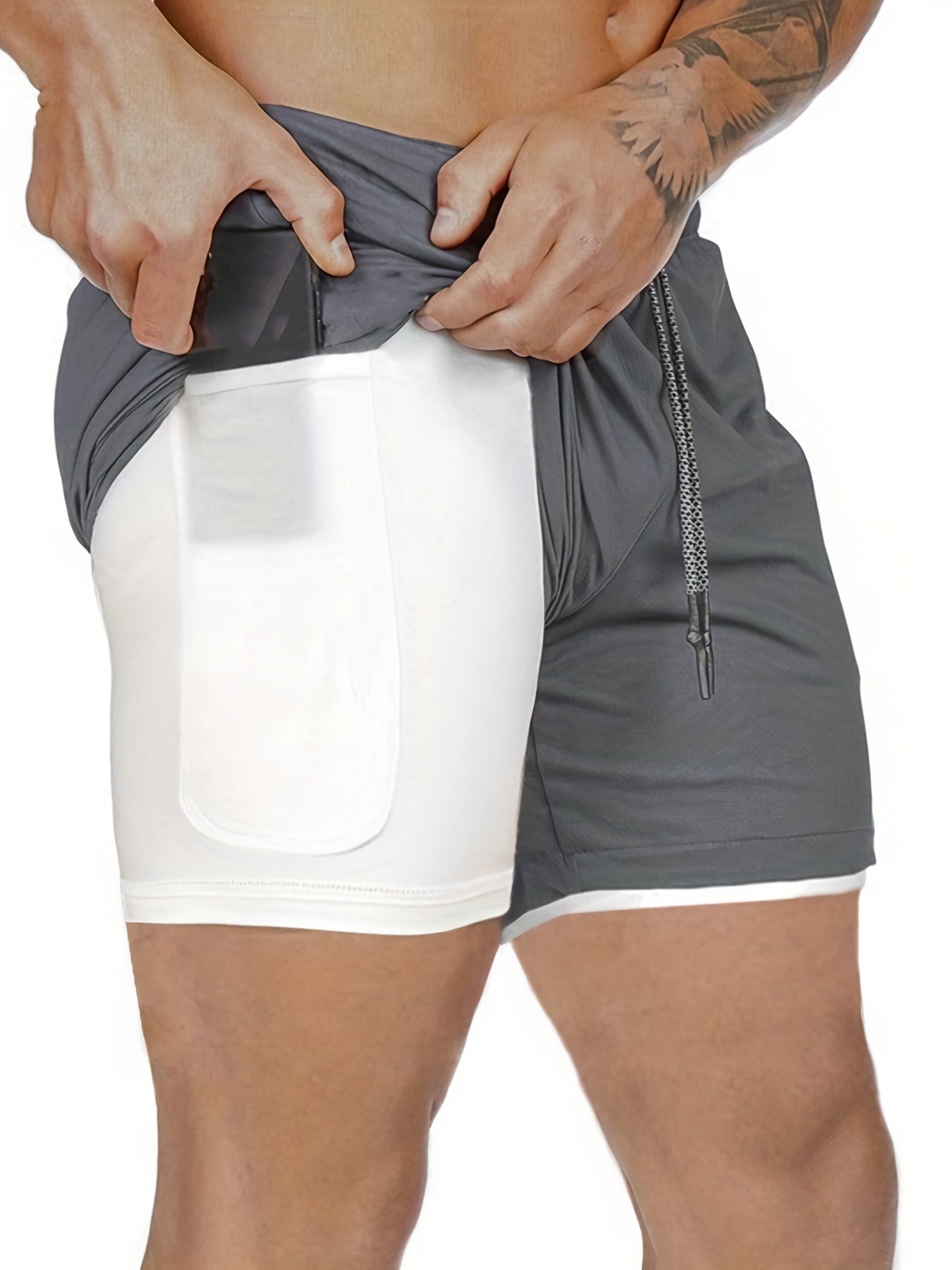 Men's Running Shorts Quick Dry Breathable Sports Shorts