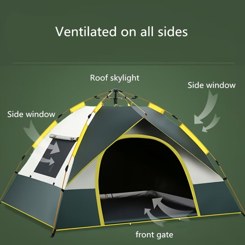 2-Person UV Protection Tent Folding Automatic Outdoor Camping