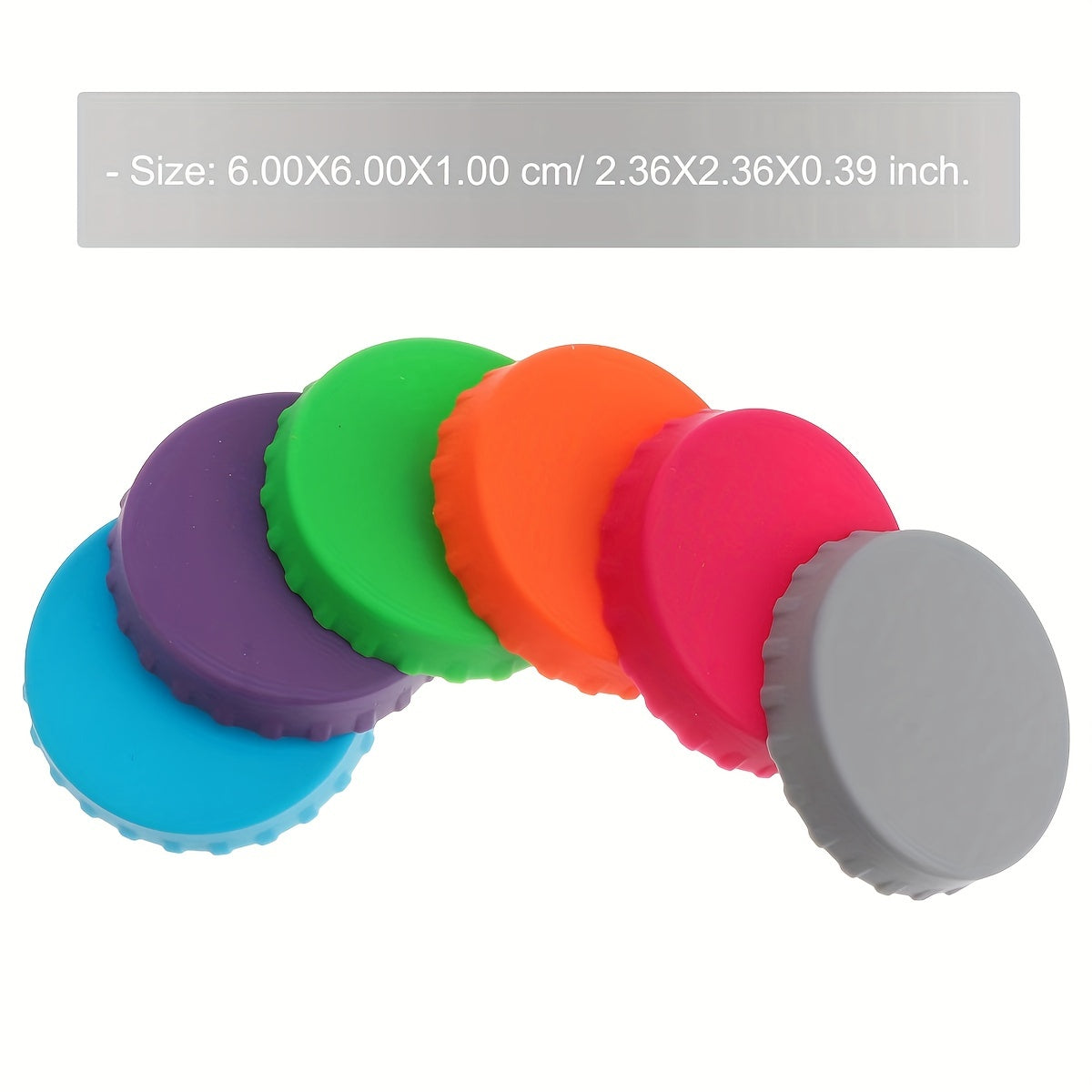 2pcs Leakproof Silicone Can Cap for Beer Glass Bottle Soda Jar