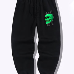 Skull Pattern Joggers Men's Casual Sports Pants