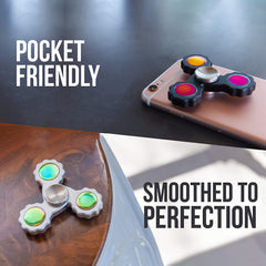 Aluminum Finger Gyroscope Spinner Dual Axis Acceleration Fidget Toy