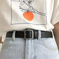 2pcs Pin Buckle Leather Belt for Girls