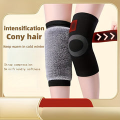 Thickened Rabbit Fur Knee Pad Warm Knitted Knee Pad Autumn And Winter