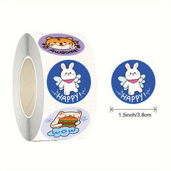 200pcs Animal Reward Stickers for Teachers, Adults - Self-adhesive