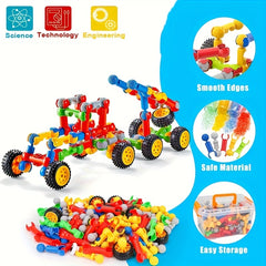 Educational Puzzle Toy Set for Kids - 100 Pieces