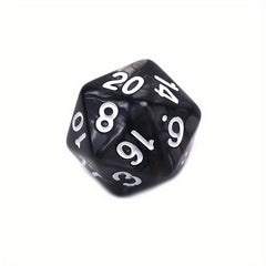 Durable Acrylic D20 Dice for Board Game