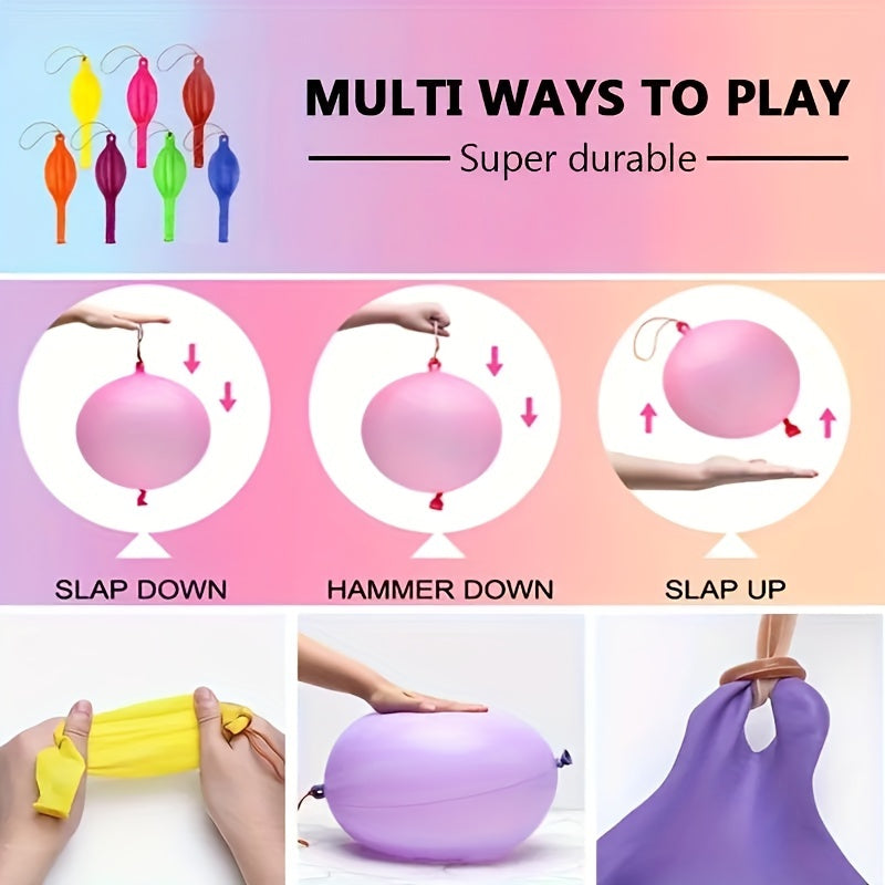 10pcs Heavy Duty Punch Balloons for Birthday Parties & Outdoor Fun