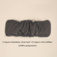 5PCS Reusable Cloth Diaper Inserts for Babies 0-3 Years