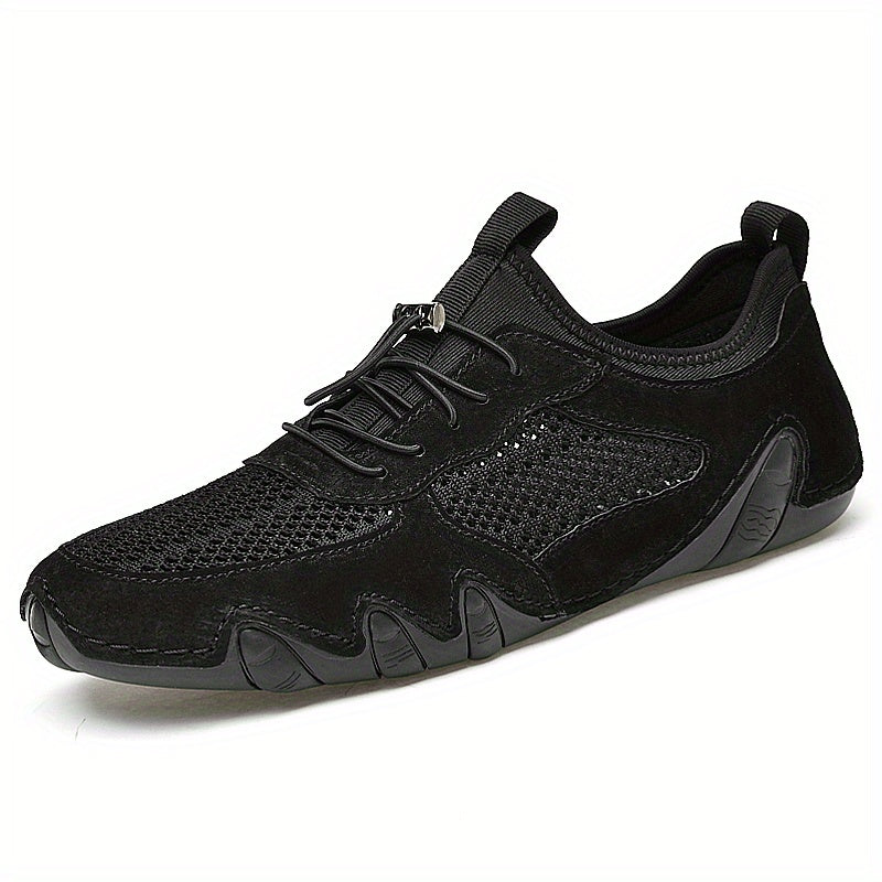 Men's Mesh Lightweight Drawstring Sneakers Outdoor Walking Hiking Shoes