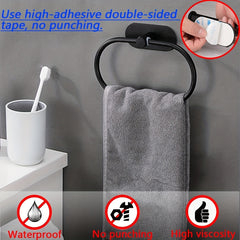 Self Adhesive Towels Rack Stainless Steel Towel Ring