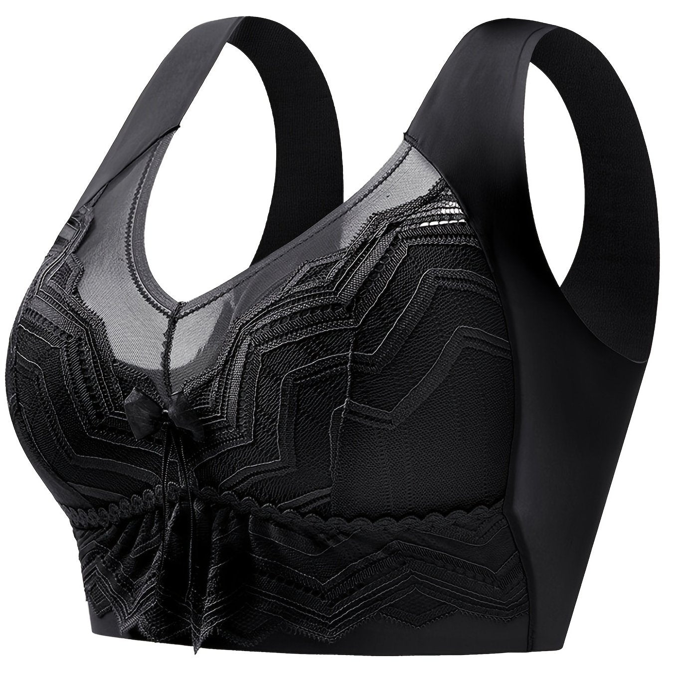 Lace Wireless Bra Wide Straps Women's Lingerie