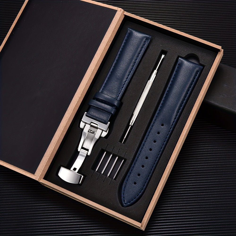 Leisure Watch Strap Stainless Steel Buckle 18-24mm