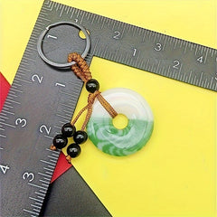 Jade Keychain Couple Purse Pendant Decoration