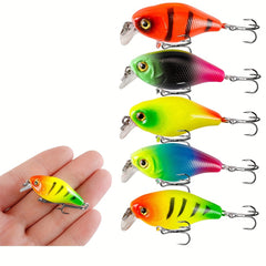 5pcs Slowly Sinking Minnow Bait 4 4 2g Bionic Hard Bait For Perch Fishing