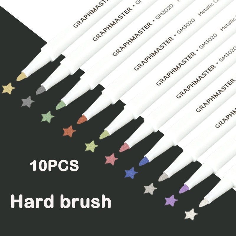 20 Metallic Marker Pens for DIY Craft Projects