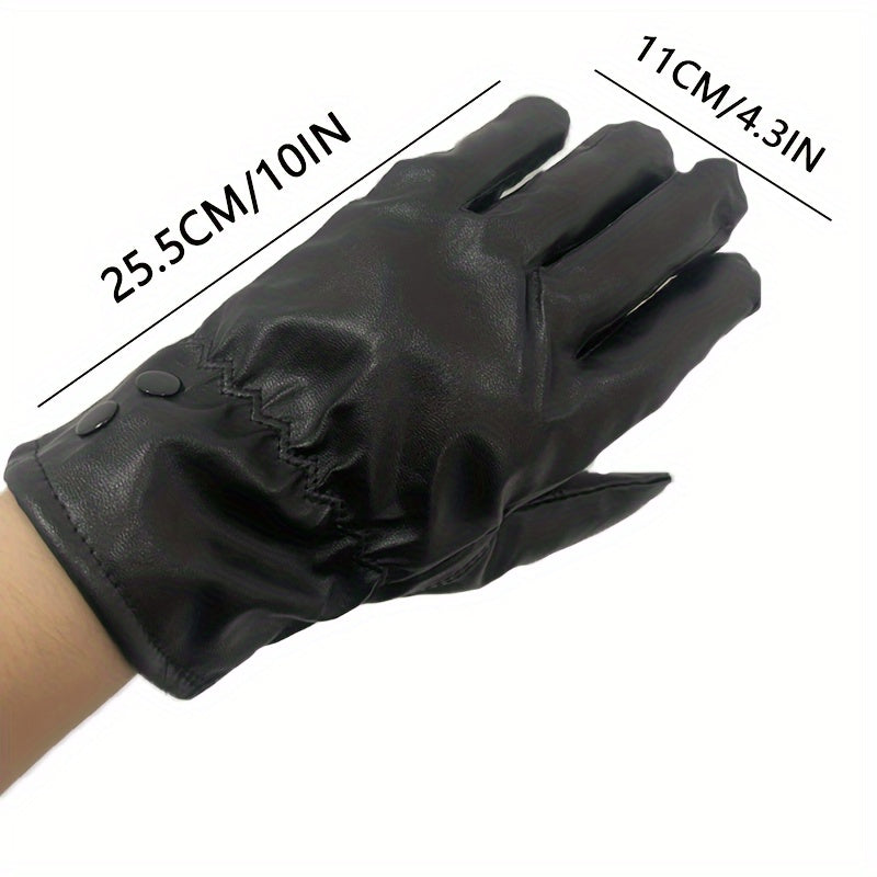 Winter Warm Keeping Gloves Motorcycle Riding Skiing Leather Gloves