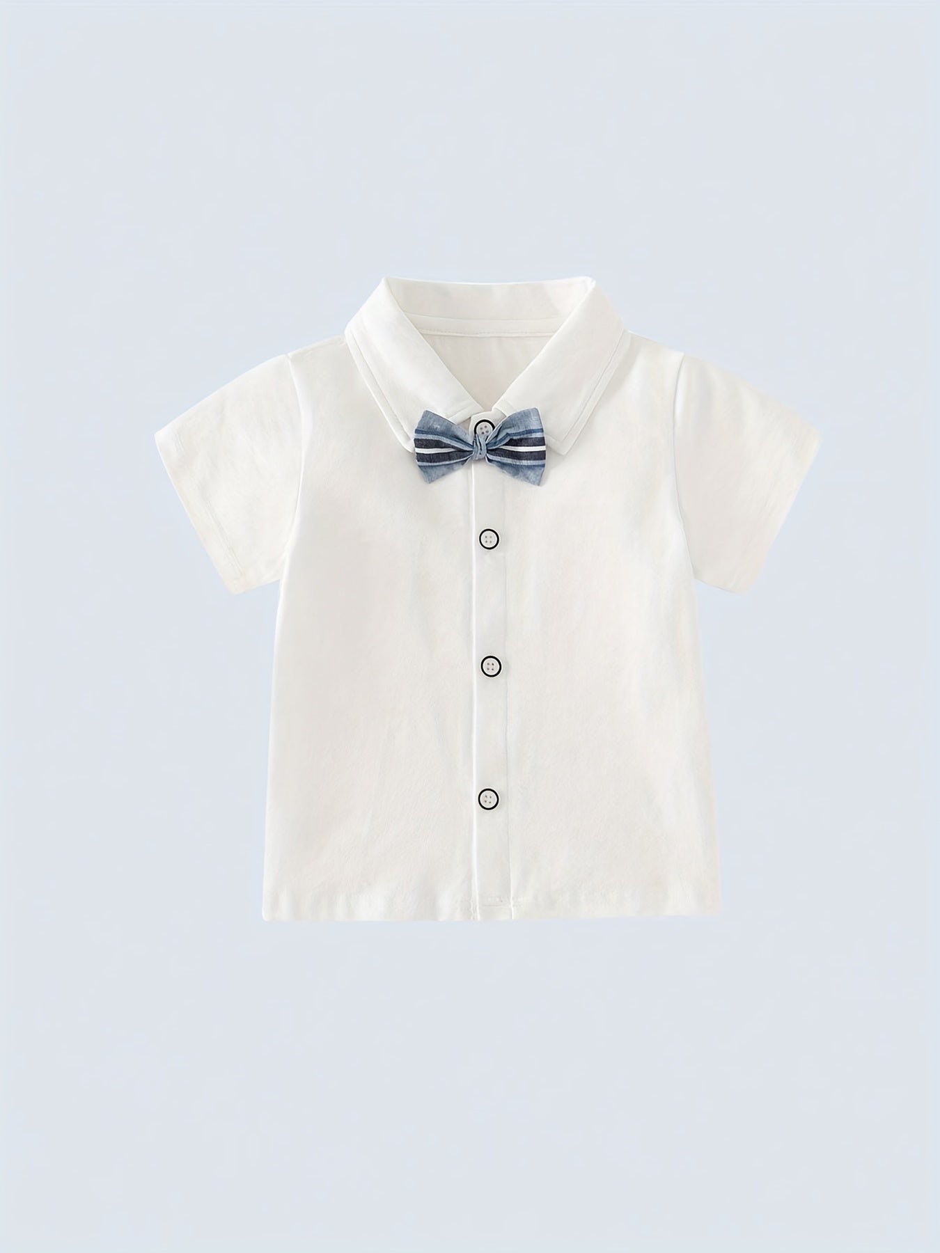 Baby Gentleman Set Stripe Shirt & Short & Hat Outfit