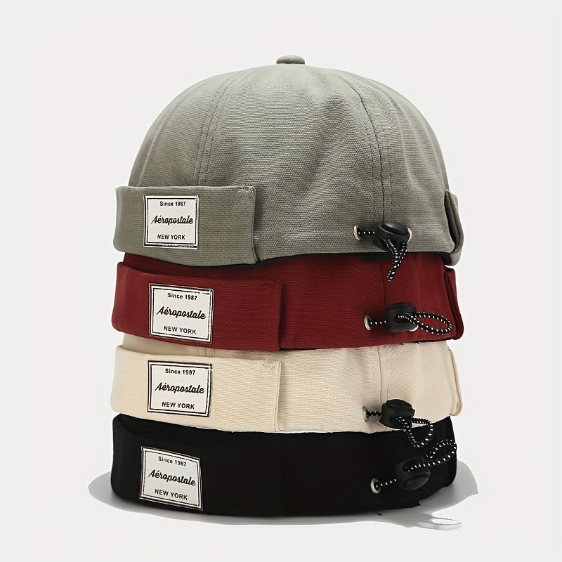 Men's Vintage Beanie Hat Hip Hop Landlord Melon Hat