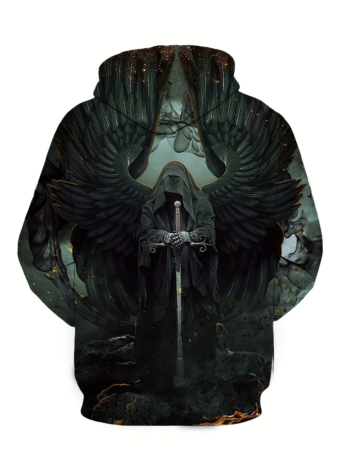 Men's Casual 3D Print Hoodie Hooded Sweatshirt
