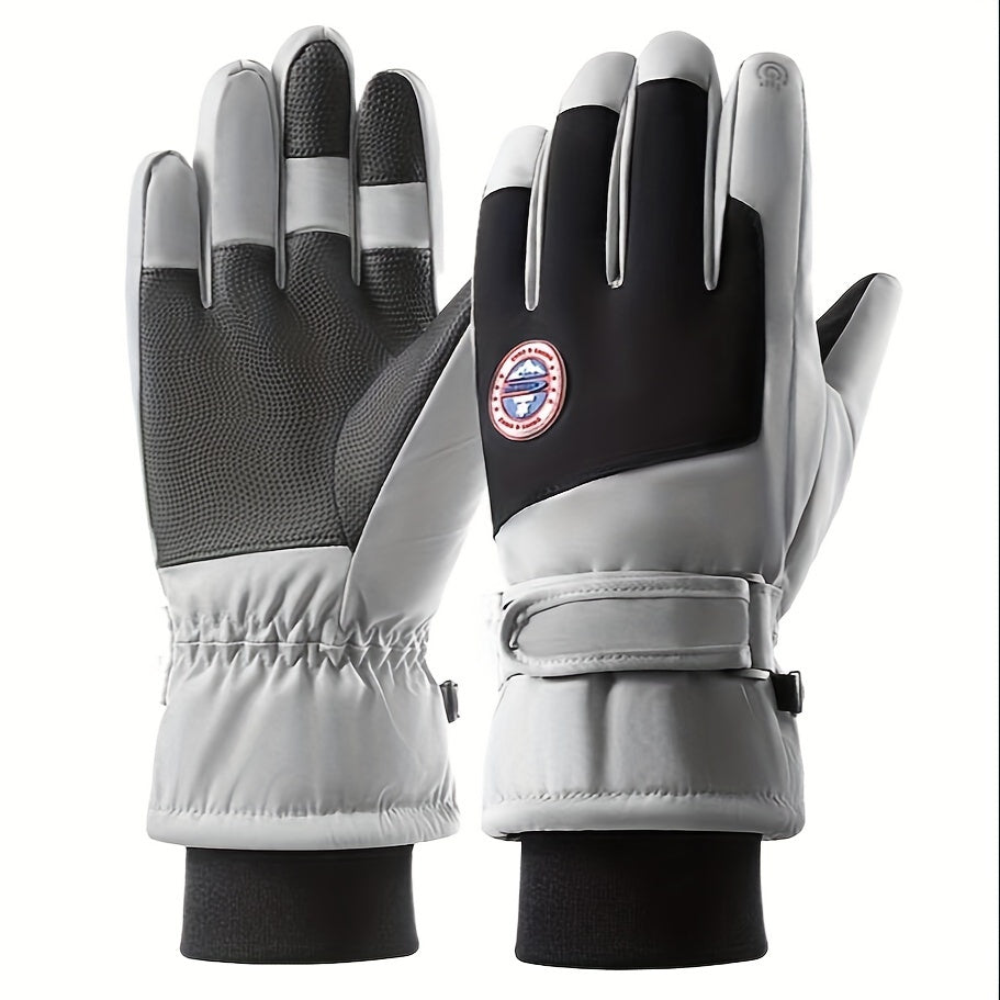 Winter Windproof Skiing Gloves Waterproof Touch Screen