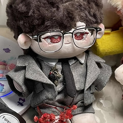 Cartoon Boy Doll Clothes Set Vest Shirt Pants Tie Belt