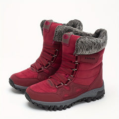Women's Snow Boots Non Slip Wear Resistant High Tube Hiking Comfortable Boots