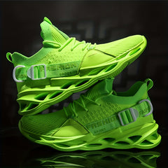 Women's Breathable Knit Sneakers Low Top Lace Up Casual Shoes