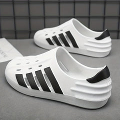 Men's Lightweight Comfy Clogs Hollow Out Non Slip Garden Shoes