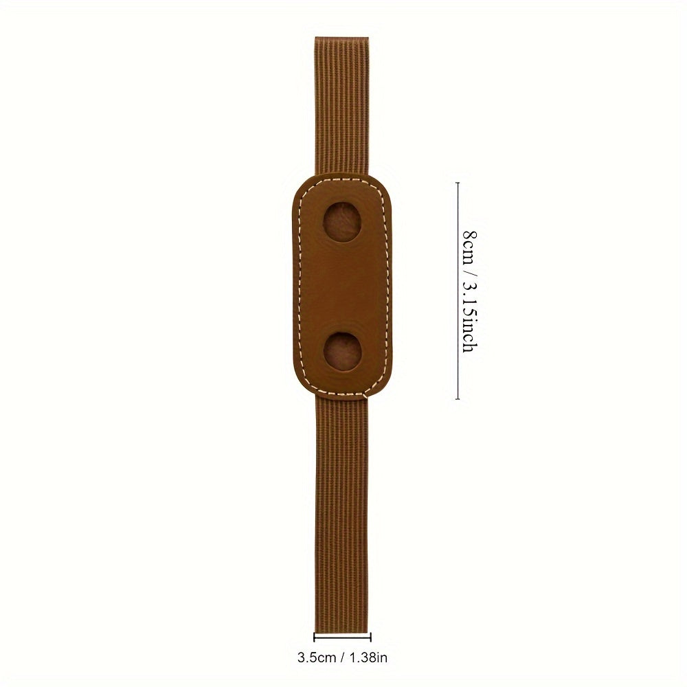 3pcs PU Leather Pen Cover Book Notebook Vintage Rubber Band