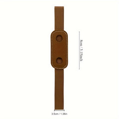 3pcs PU Leather Pen Cover Book Notebook Vintage Rubber Band