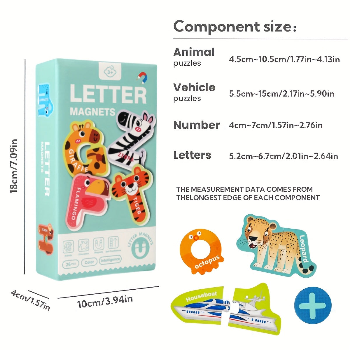 Magnetic Sticker Cognitive Toy Early Education Puzzle