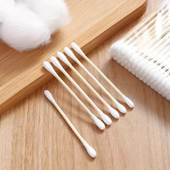 200 pcs Double-headed Cotton Swabs for Hygienic Cleaning