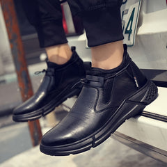 Men's Waterproof Leather Work Boots Non Slip Industrial Outdoor