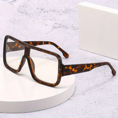 Men's Square Frame Anti Light Glasses for Party