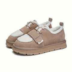 Women's Winter Snow Sneakers Thick Sole Heightening Non-slip Boots