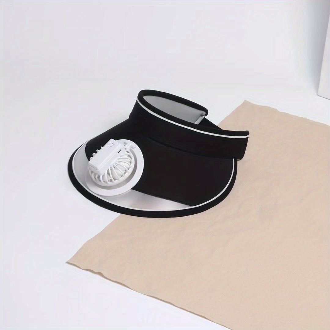 Summer Visor Hat Wide Brim Sunscreen UV Protection Outdoor Beach Hat