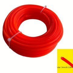 15m Lawn Mower Rope Trimming Line Spiral Nylon Sawtooth Mowing Rope