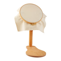 Wood Adjustable Rotated Embroidery Hoop Stand & Hoops