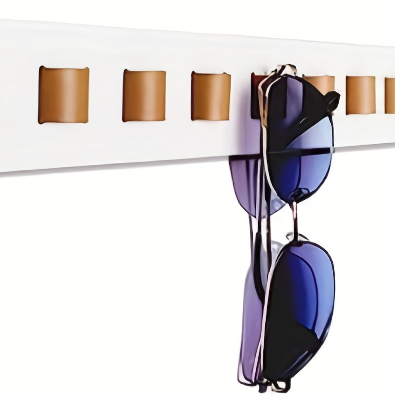 Wooden Wall Mounted Sunglasses Storage Rack Display