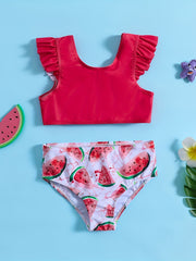 Starfish & Watermelon Bikini Set for Girls