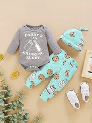 Comfy & Cookie Graphic Outfit 3pcs Set