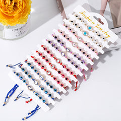 12pcs Evil Eye Beaded String Bracelets Red String Evil Eye Bracelet