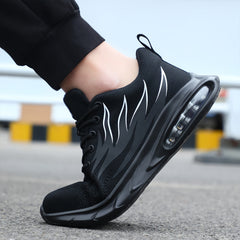 Men's Steel Toe Work Shoes Puncture Proof Anti-Skid Safety Sneakers