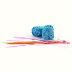 Crystal Sweater Needle Stick Set 14pcs Straight & Loop Knitting Kit 4mm 10mm