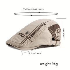 Adjustable Retro Newsboy Cap for Men Women