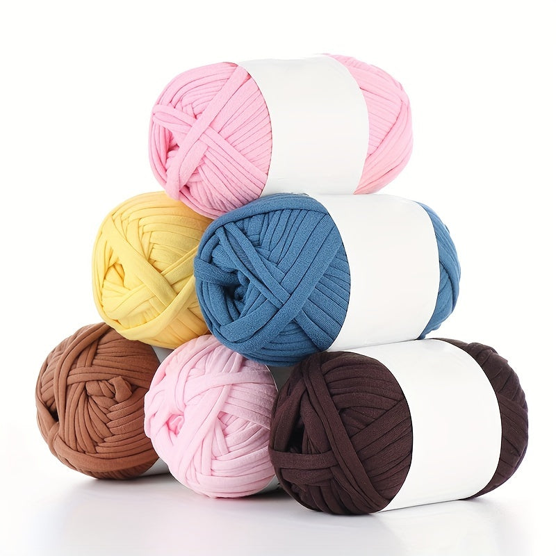 Chunky Yarn Cloth Strap Yarn for DIY Crocheting and Knitting