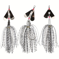 1pc Chatterbait With Spinning Sequin Bionic Bait Fishing Tackle