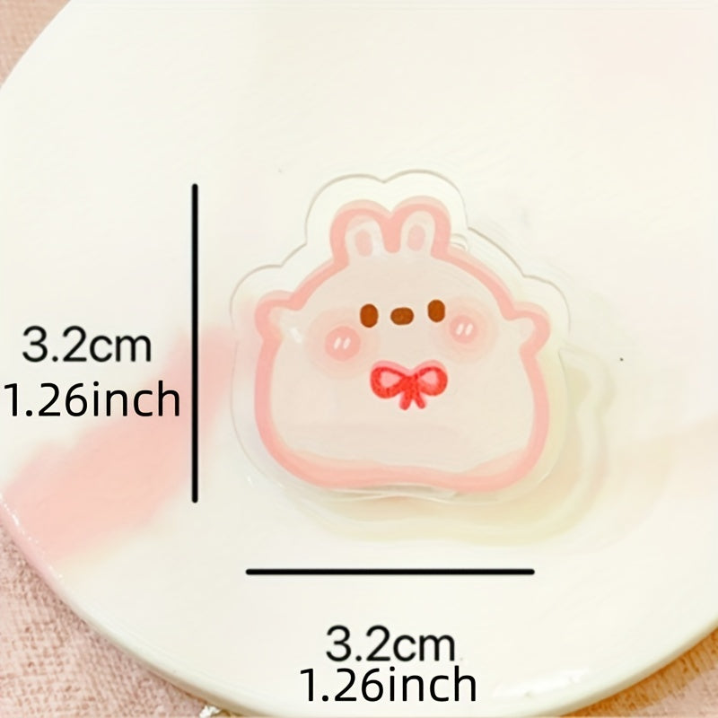 Girly Acrylic Decorative Clip Journal Memo Clip