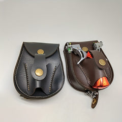 Leather Slingshot Bag Mini Magnets Pouch